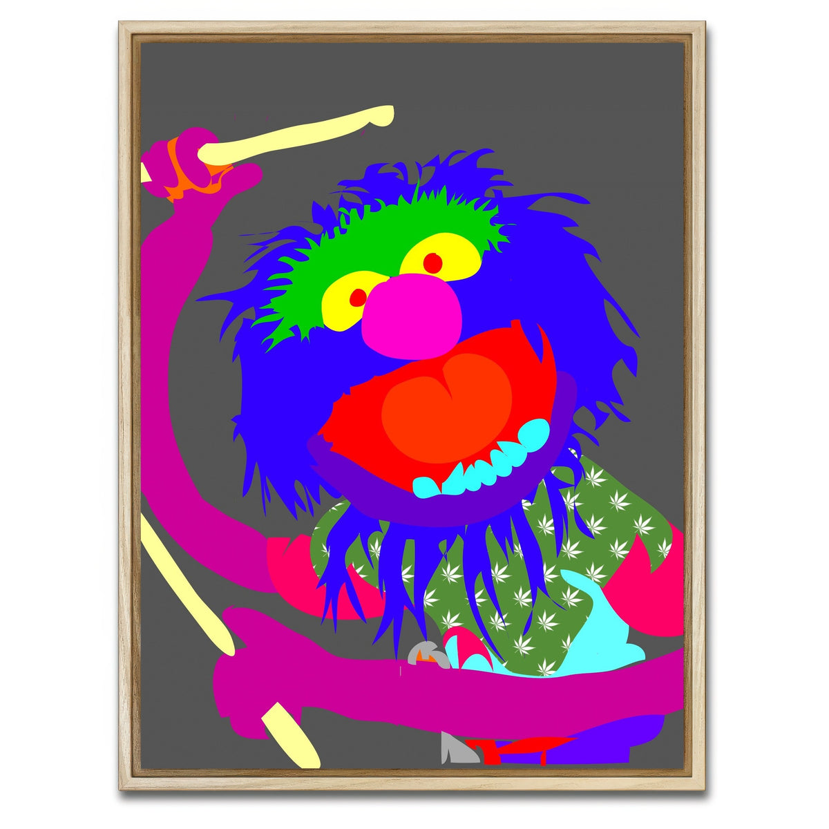 AUTO-MOCKUP WHITE | Animal | 1 Piece | Natural Framed Canvas | group=3x4