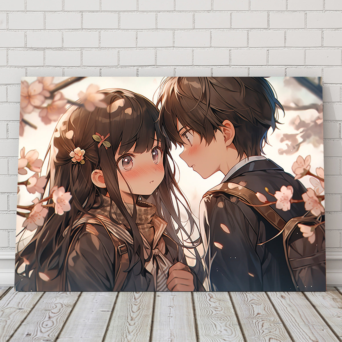 Anime Couple Wall Art
