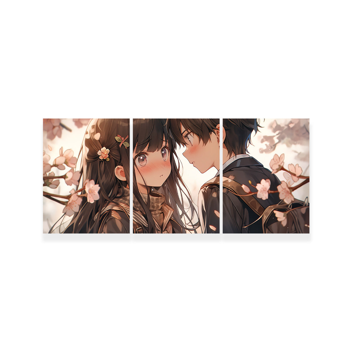 Anime Couple Wall Art