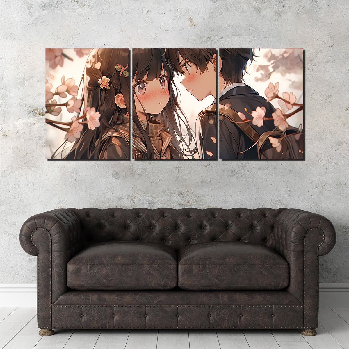 Anime Couple Wall Art