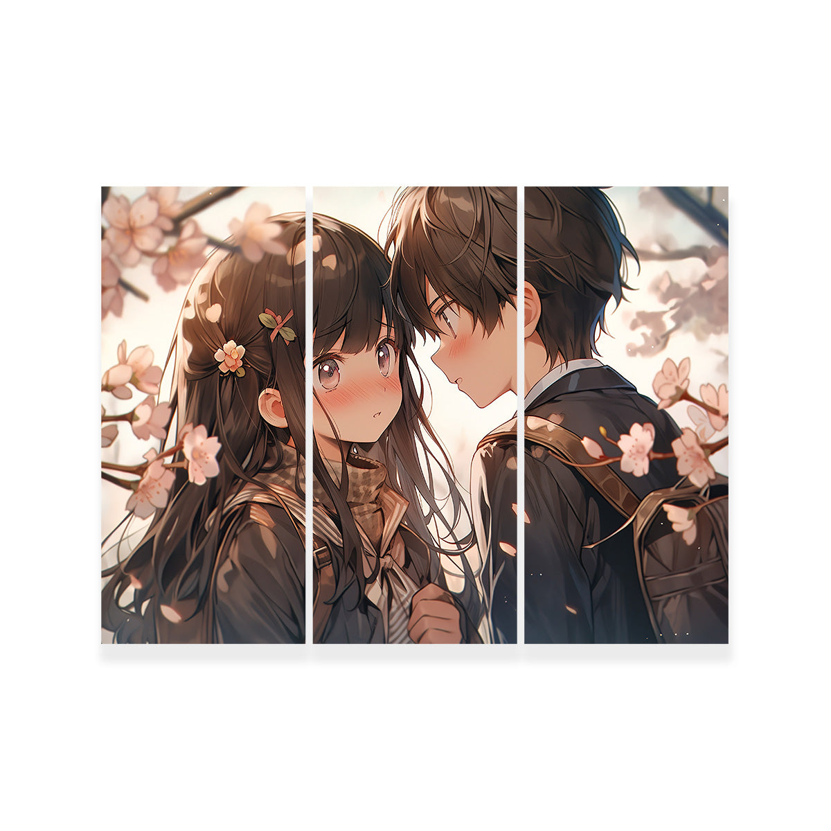 Anime Couple Wall Art