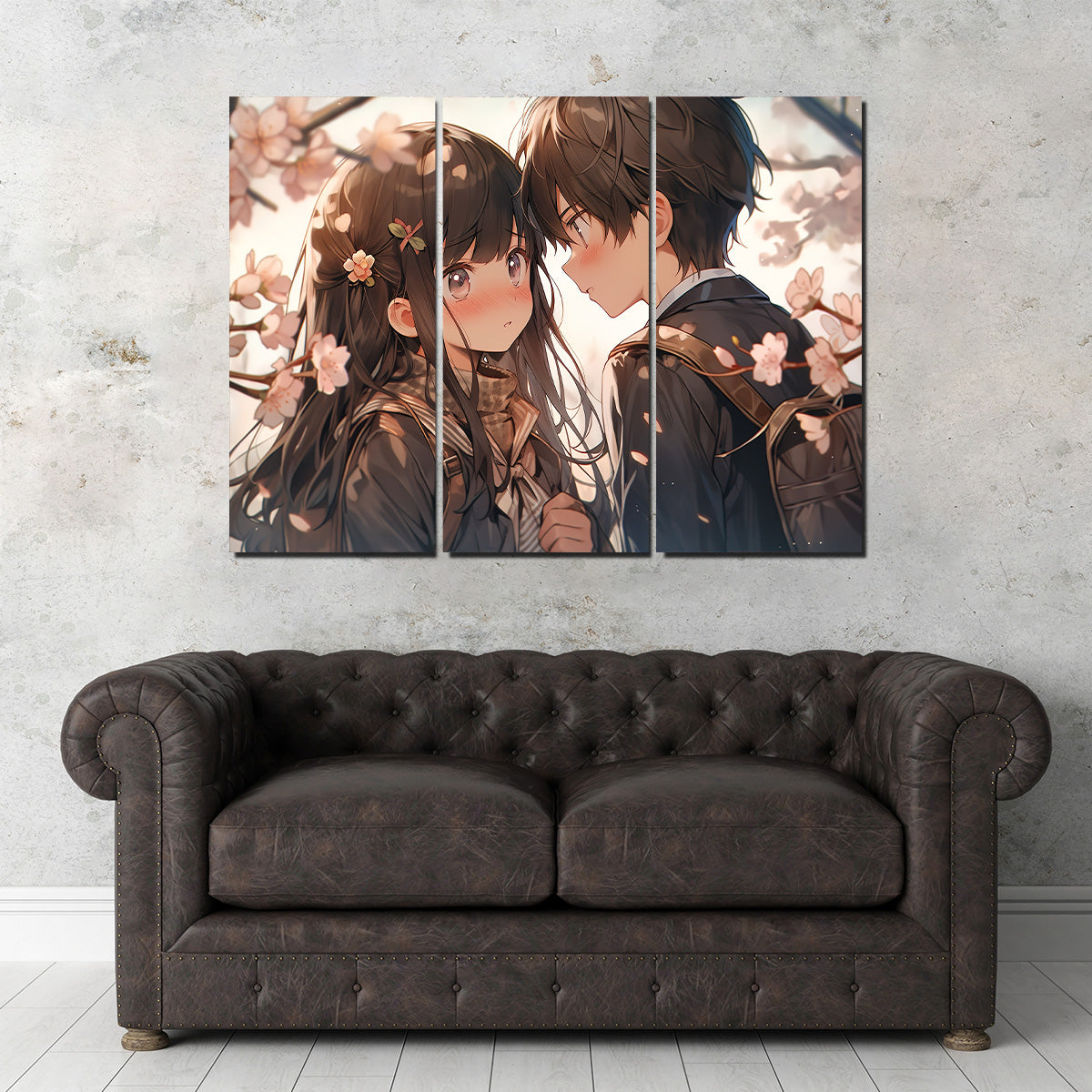 Anime Couple Wall Art