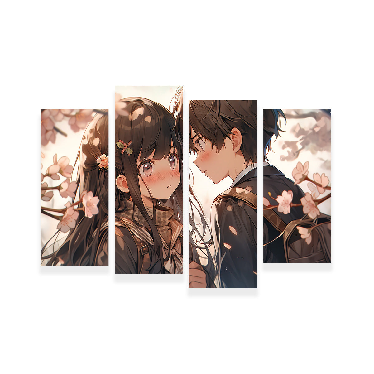 Anime Couple Wall Art