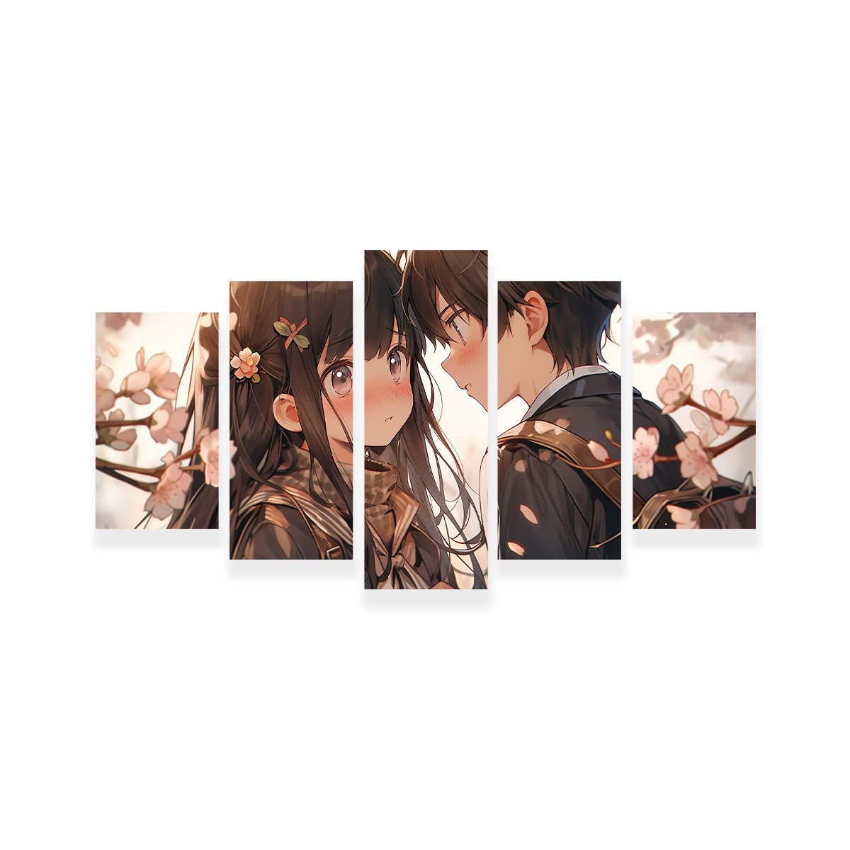 Anime Couple Wall Art