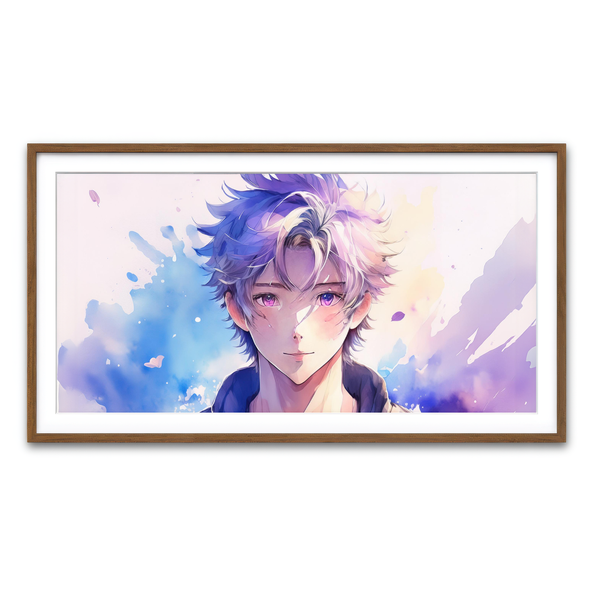 Framed Print 2x1 Walnut