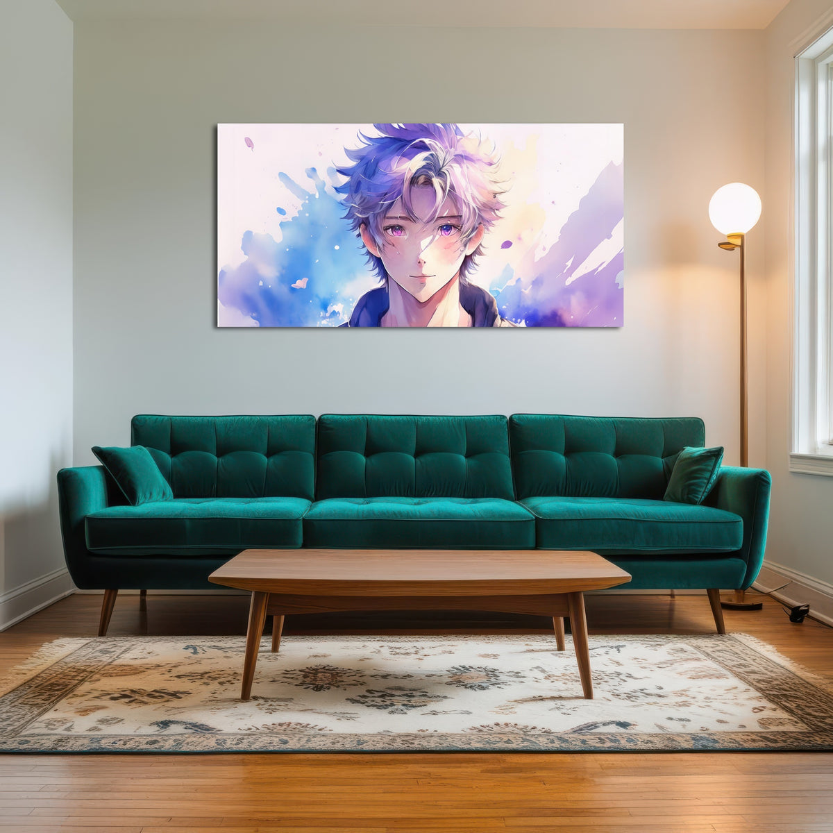AUTO-MOCKUP ROOM | Anime Boy Abstract