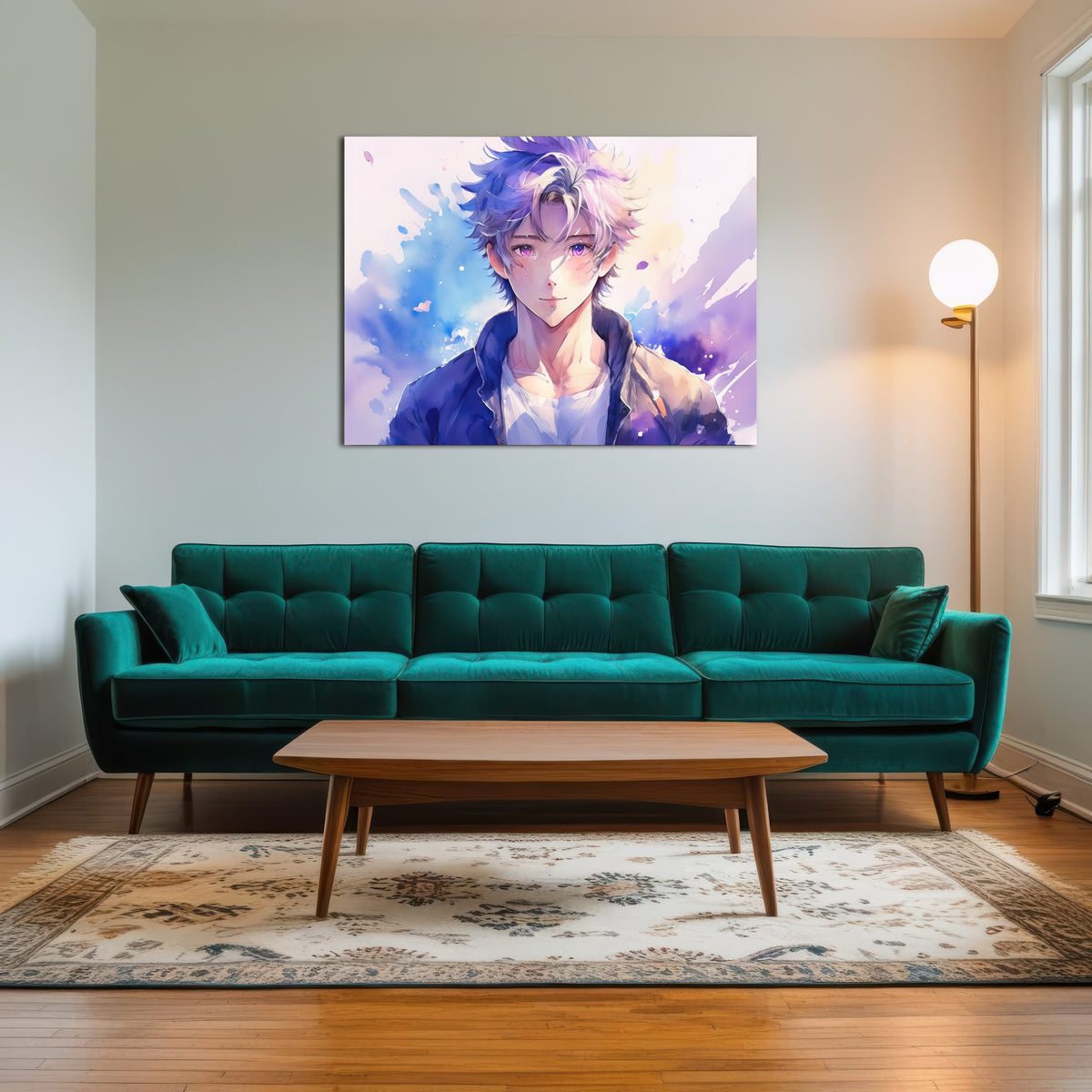 AUTO-MOCKUP ROOM | Anime Boy Abstract
