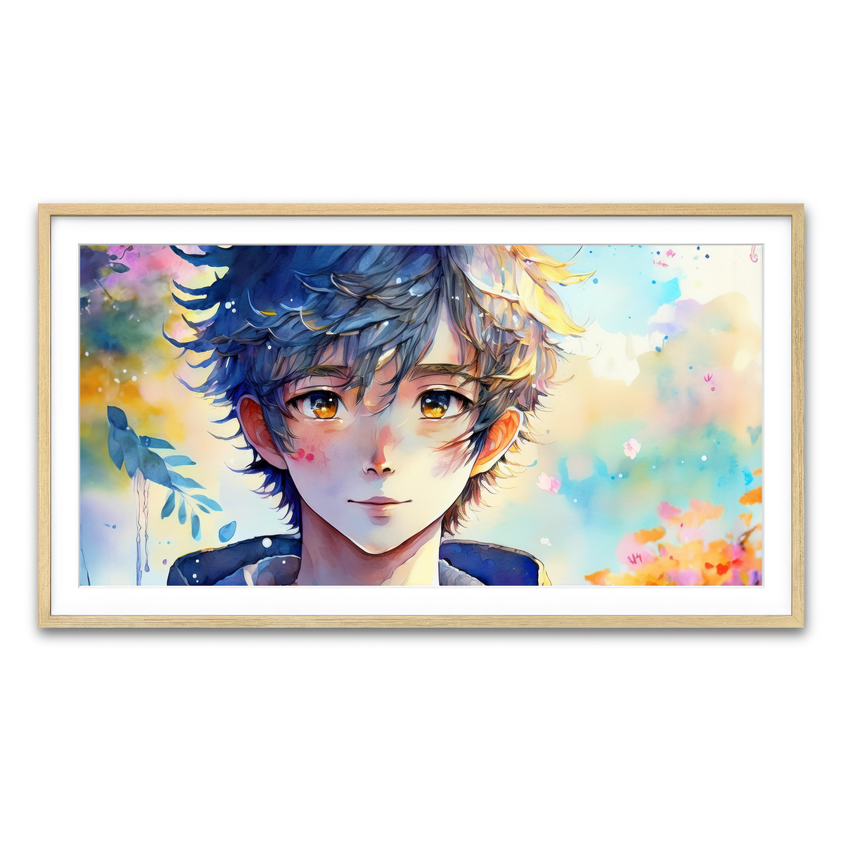 Framed Print 2x1 Natural