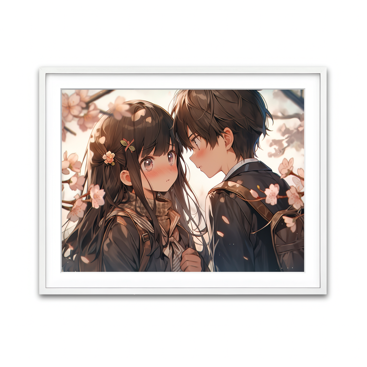 Framed Print 4x3 White