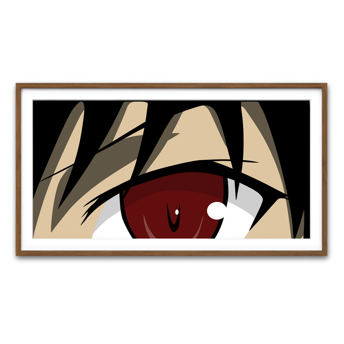 Framed Print 2x1 Walnut