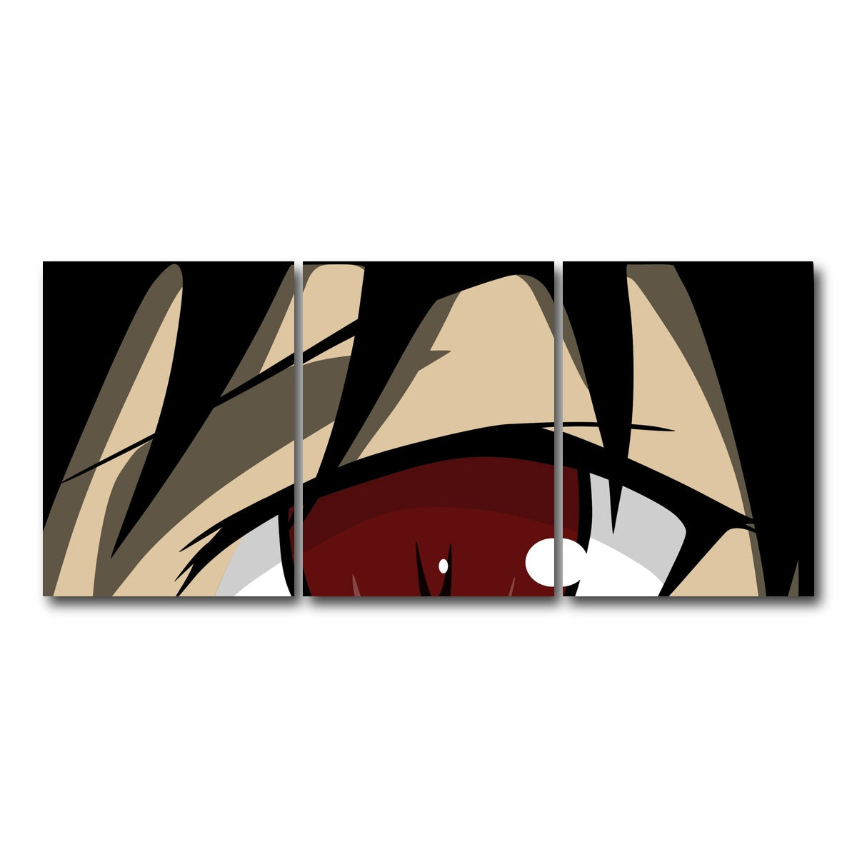 AUTO-MOCKUP WHITE | Anime Eye | 3 Piece | Gallery Wrap Canvas | group=18x24
