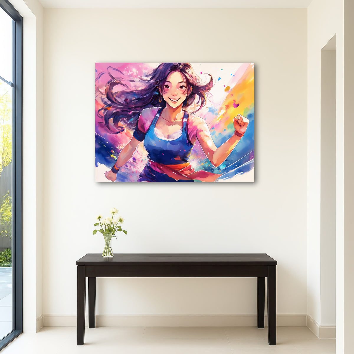 AUTO-MOCKUP ROOM | Anime Girl In Action