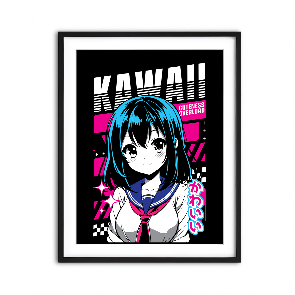 Framed Print 3x4 Black