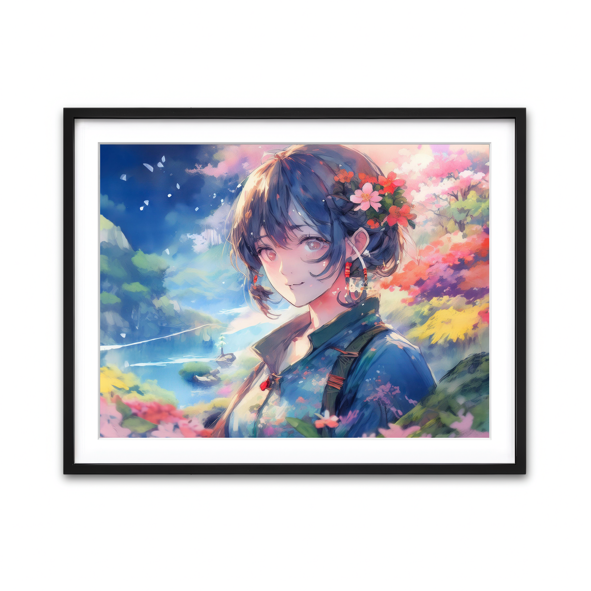 Framed Print 4x3 Black