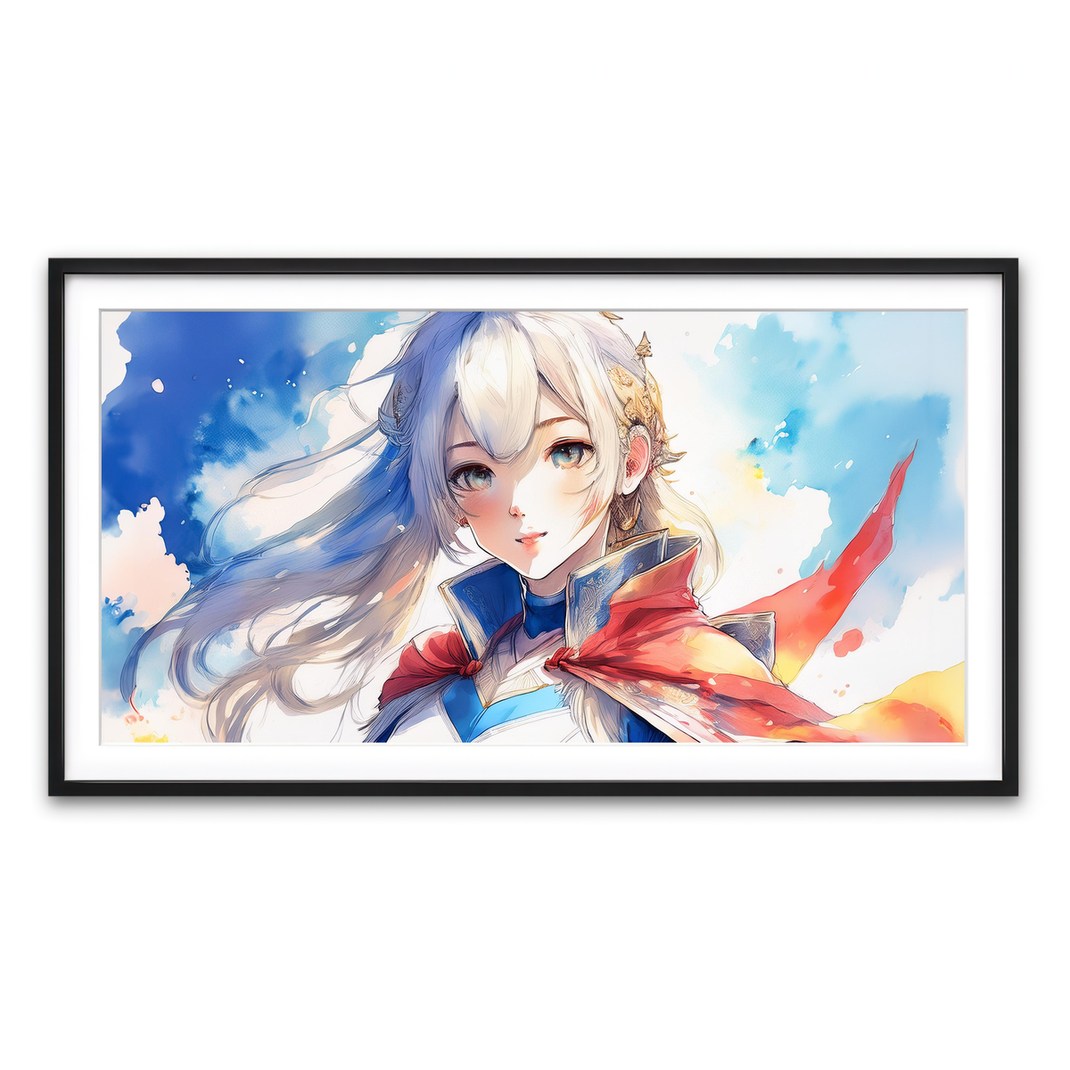 Framed Print 2x1 Black