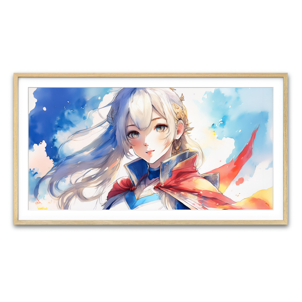 Framed Print 2x1 Natural