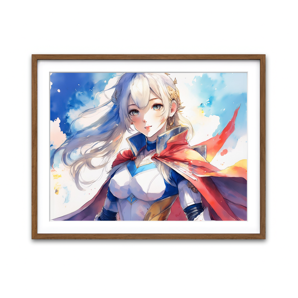 Framed Print 4x3 Walnut
