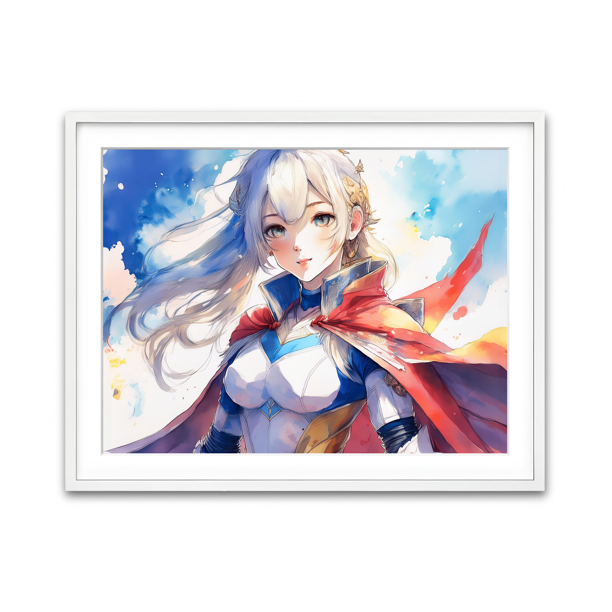 Framed Print 4x3 White