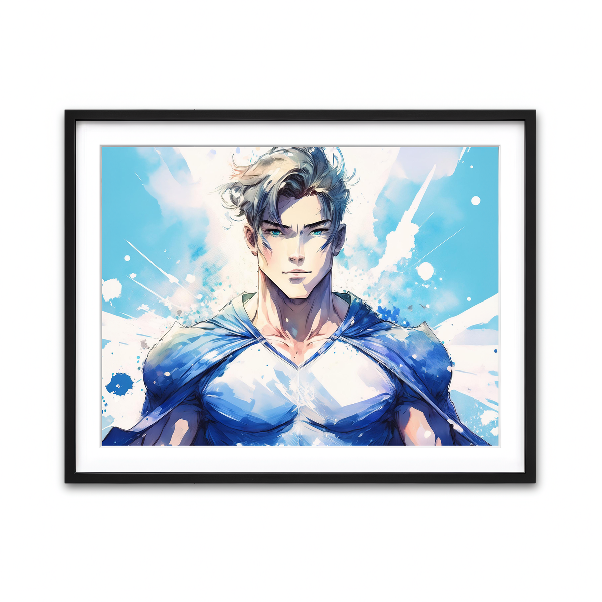 Framed Print 4x3 Black