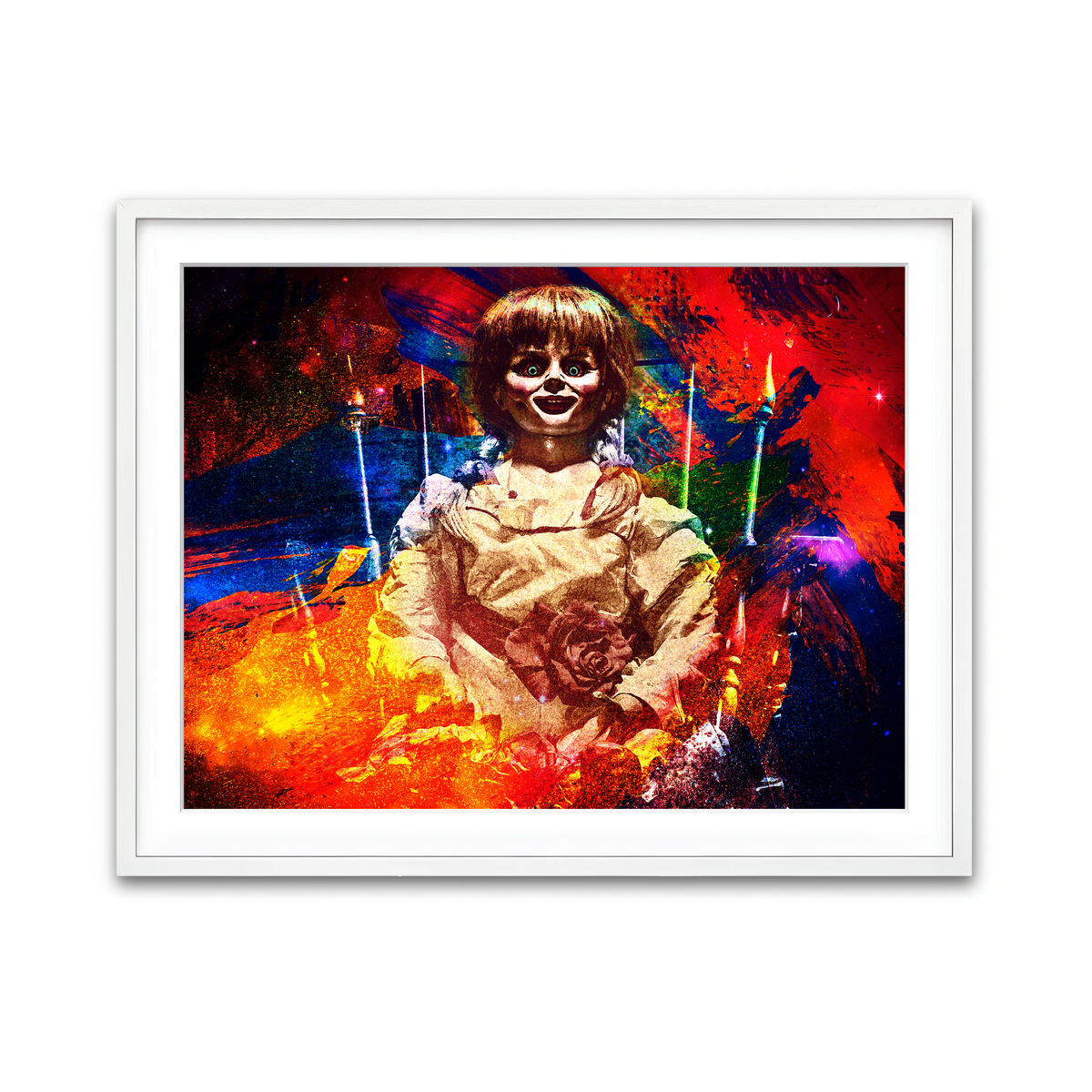 Framed Print 4x3 White