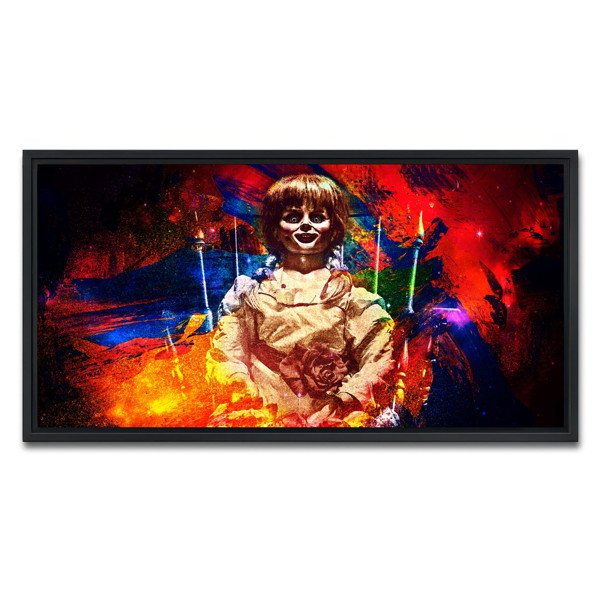 AUTO-MOCKUP WHITE | Annabelle | 1 Piece | Black Framed Canvas | group=2x1