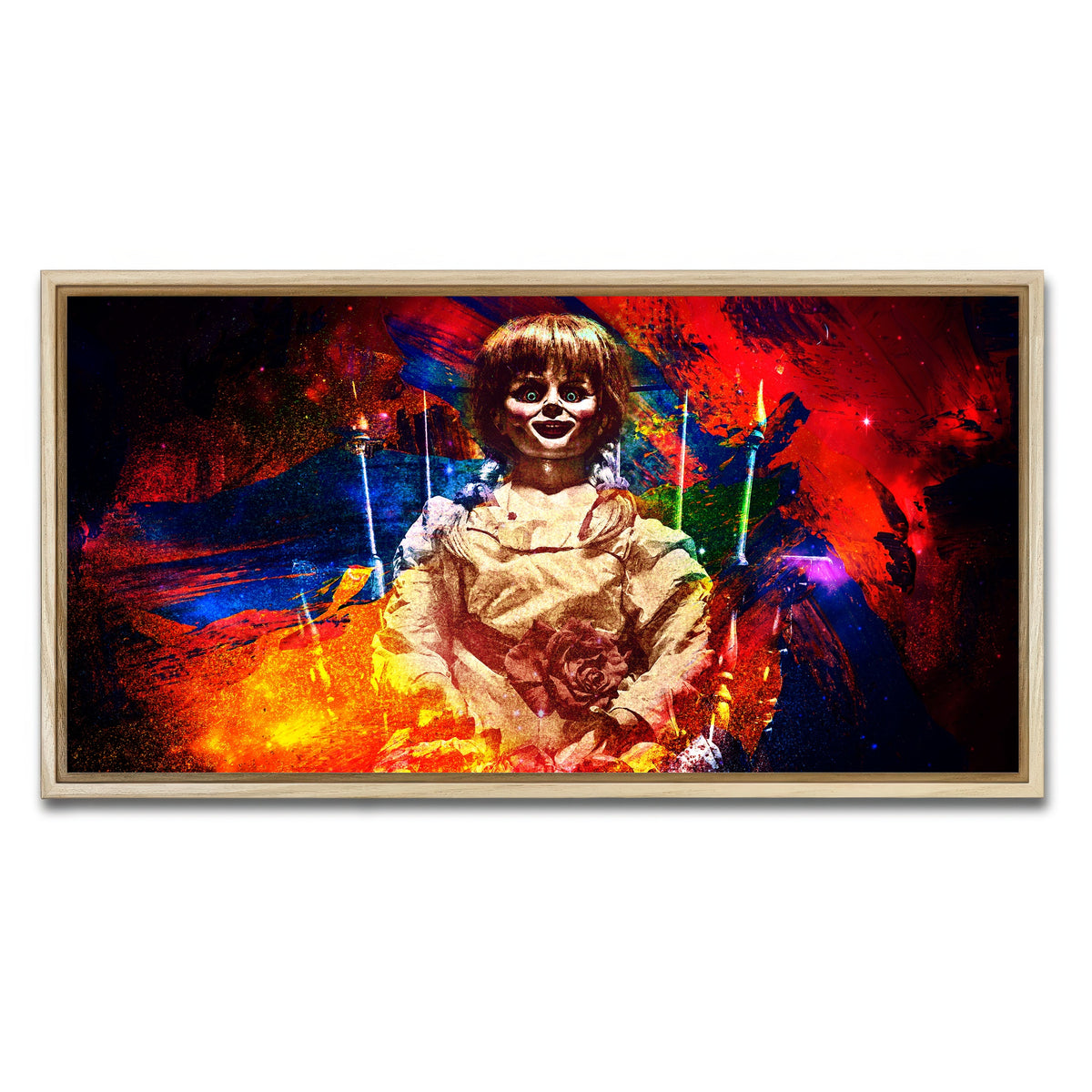 AUTO-MOCKUP WHITE | Annabelle | 1 Piece | Natural Framed Canvas | group=2x1