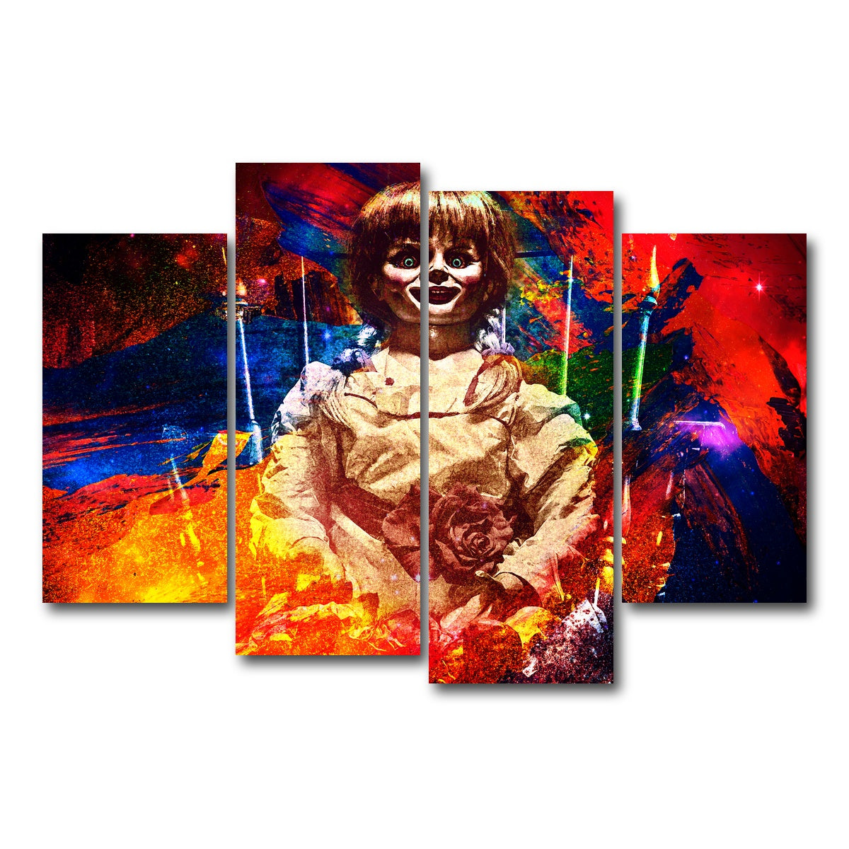 AUTO-MOCKUP WHITE | Annabelle | 4 Piece | Gallery Wrap Canvas | group=4_short