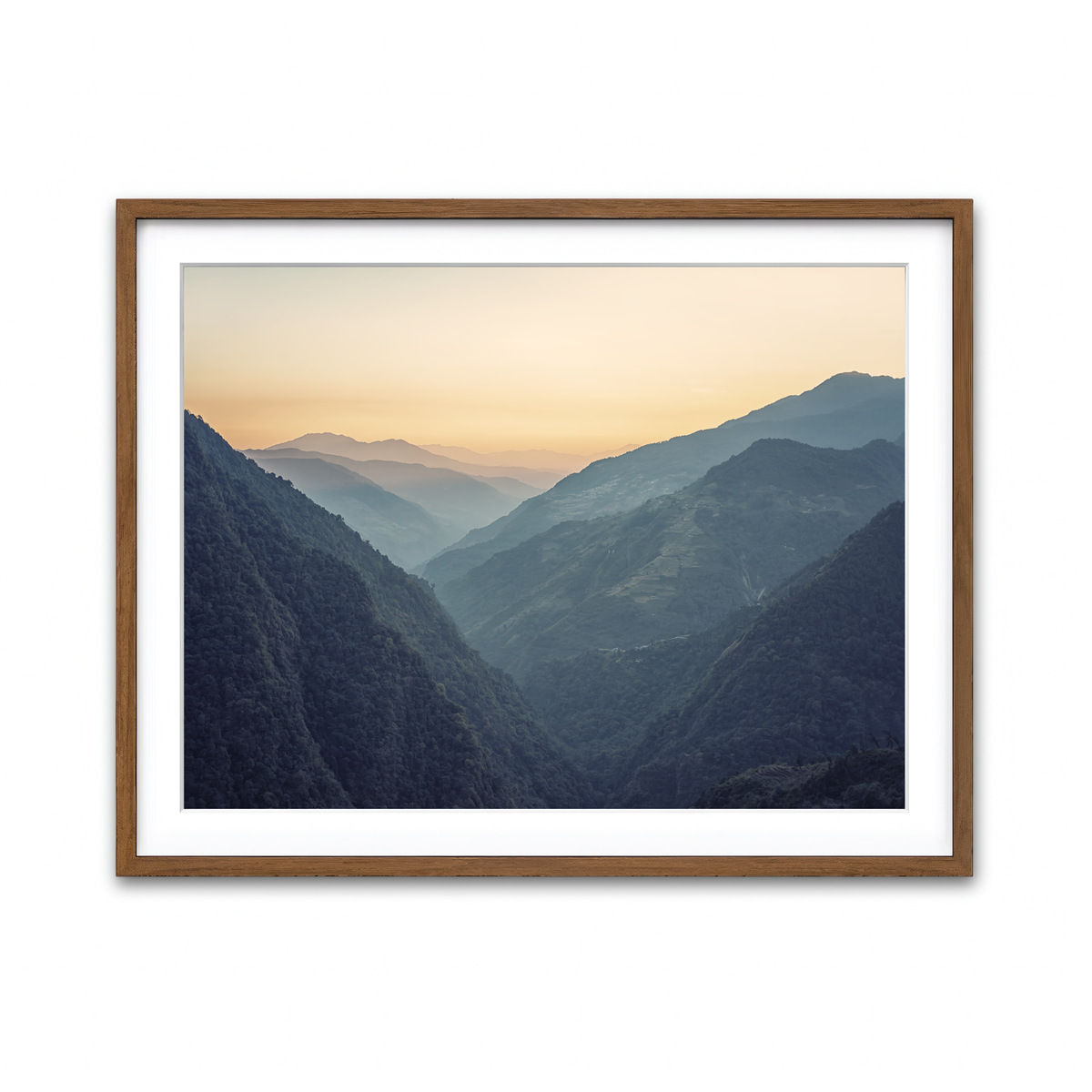 Framed Print 4x3 Walnut