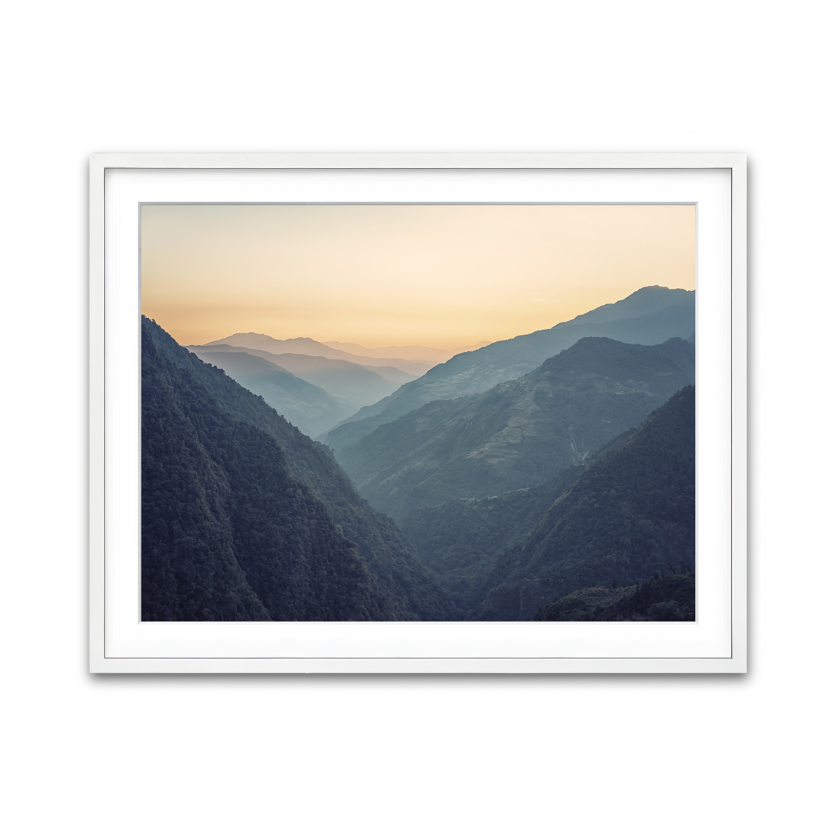 Framed Print 4x3 White