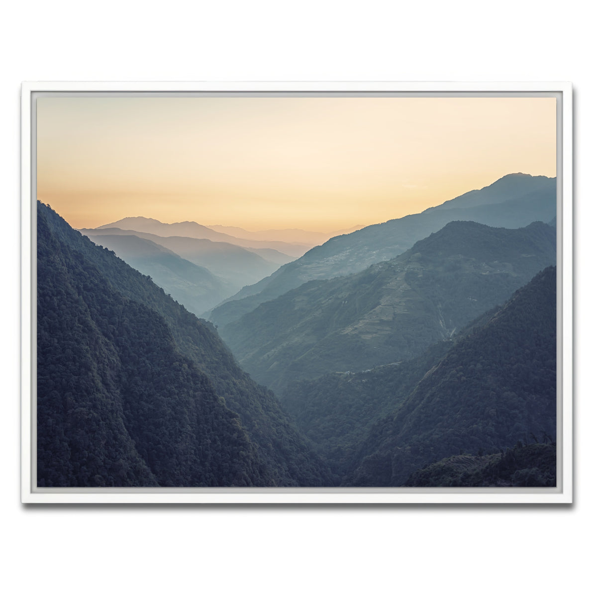AUTO-MOCKUP WHITE | Annapurna Conservation Area | 1 Piece | White Framed Canvas | group=4x3