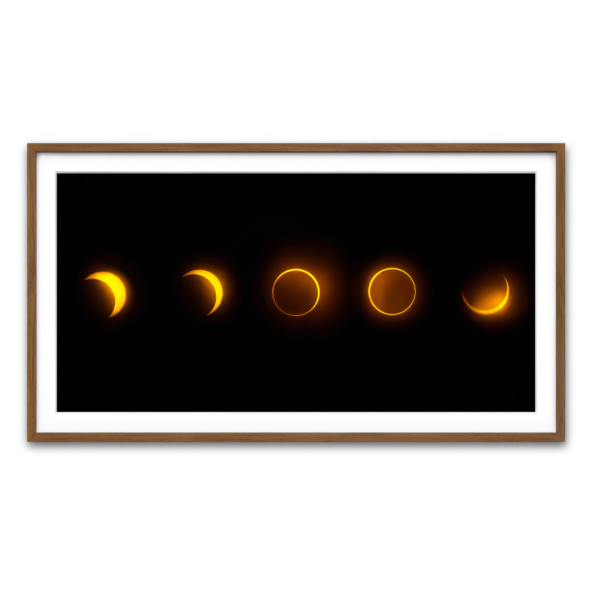 Framed Print 2x1 Walnut