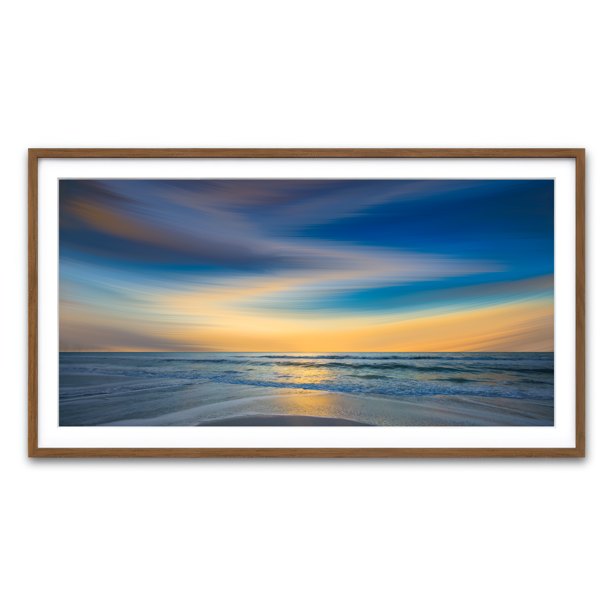 Framed Print 2x1 Walnut