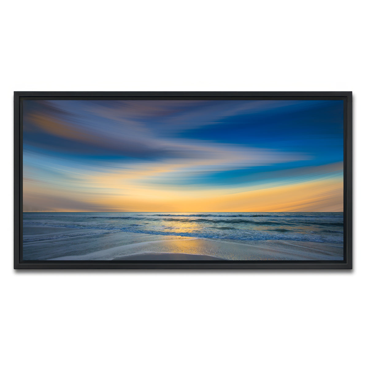 AUTO-MOCKUP WHITE | Another Soft Sunset Sky | 1 Piece | Black Framed Canvas | group=2x1