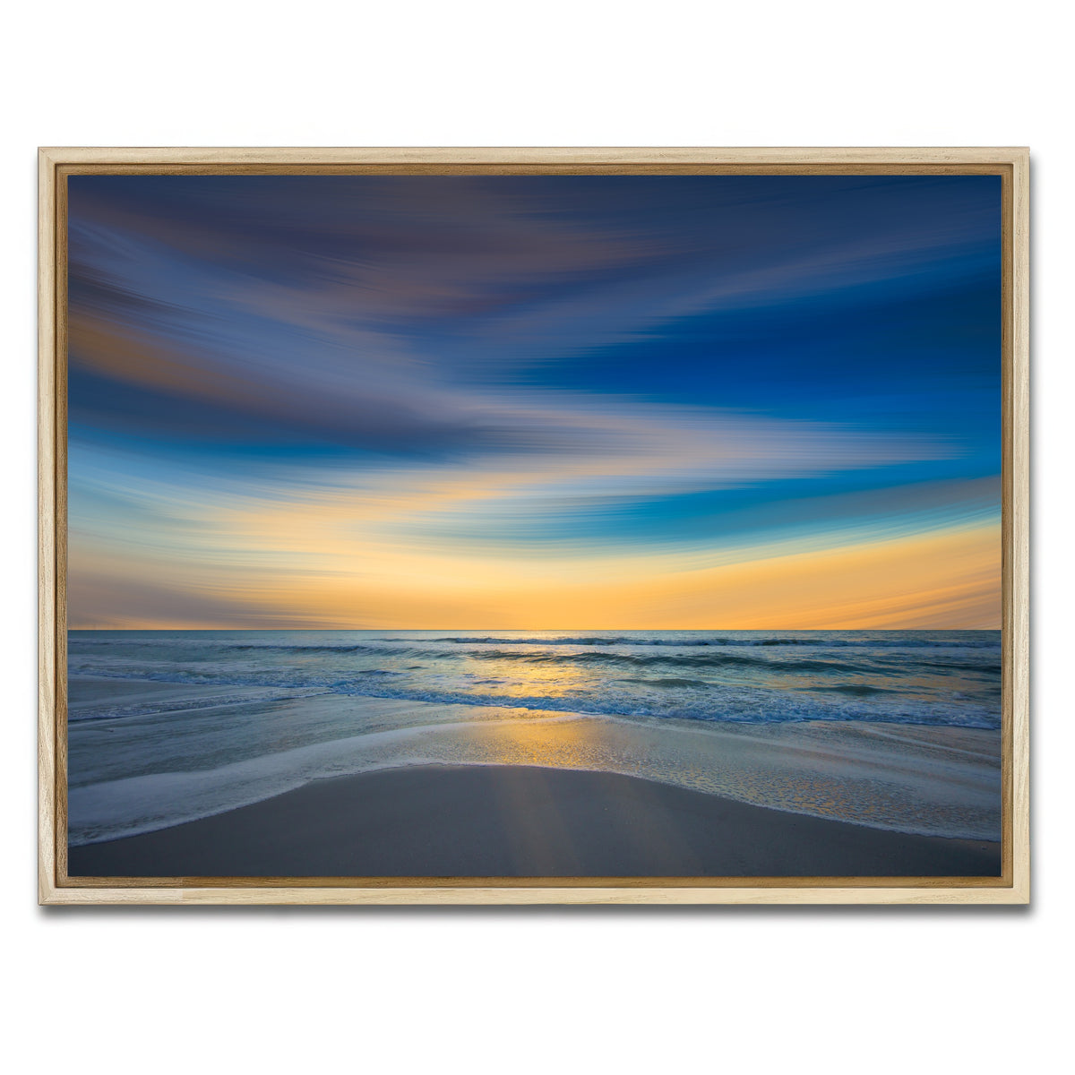 AUTO-MOCKUP WHITE | Another Soft Sunset Sky | 1 Piece | Natural Framed Canvas | group=4x3