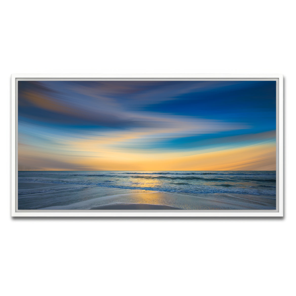 AUTO-MOCKUP WHITE | Another Soft Sunset Sky | 1 Piece | White Framed Canvas | group=2x1