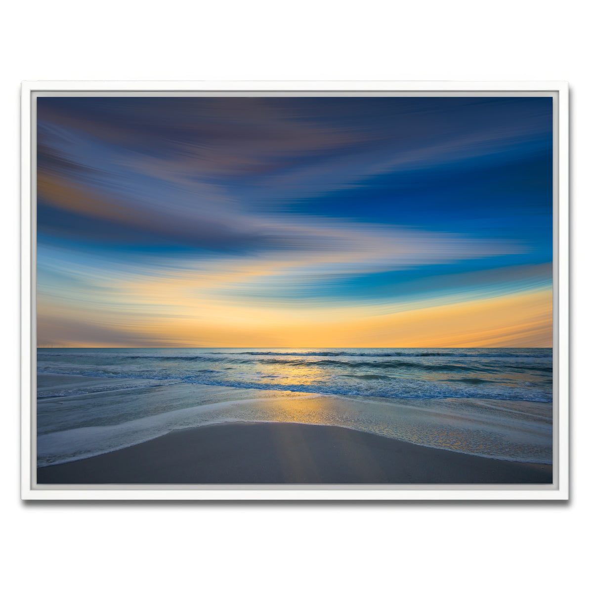 AUTO-MOCKUP WHITE | Another Soft Sunset Sky | 1 Piece | White Framed Canvas | group=4x3