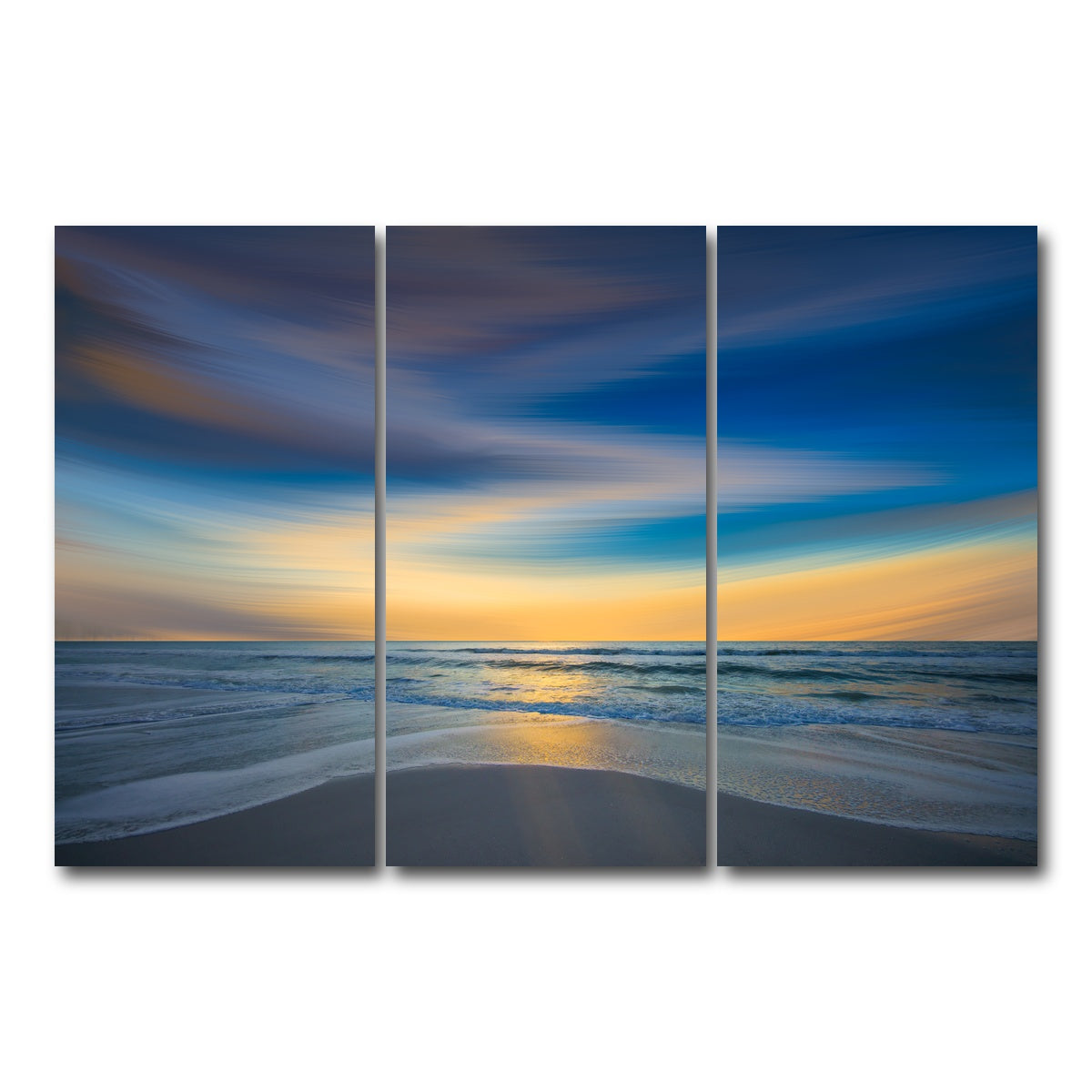 AUTO-MOCKUP WHITE | Another Soft Sunset Sky | 3 Piece | Gallery Wrap Canvas | group=12x24