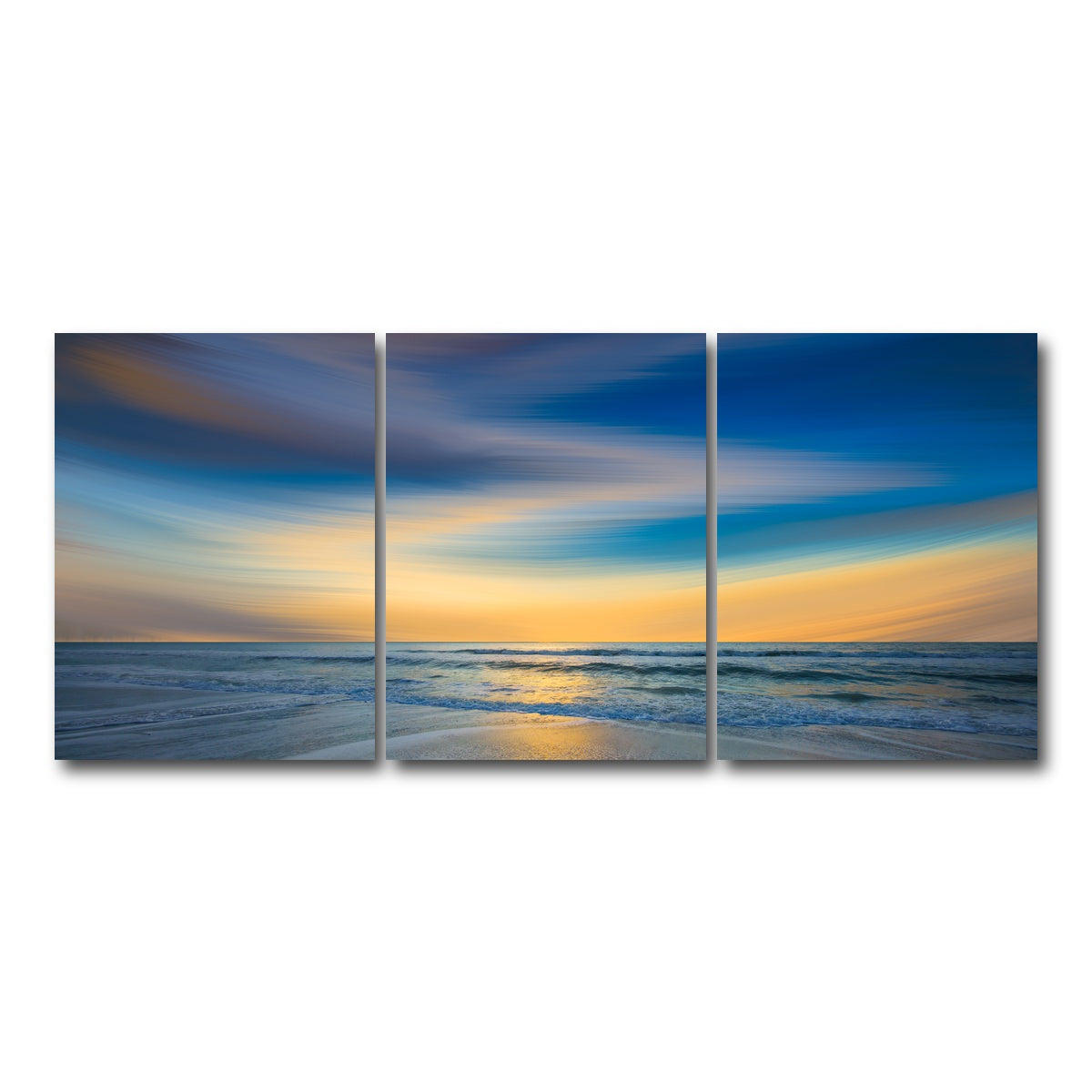 AUTO-MOCKUP WHITE | Another Soft Sunset Sky | 3 Piece | Gallery Wrap Canvas | group=18x24