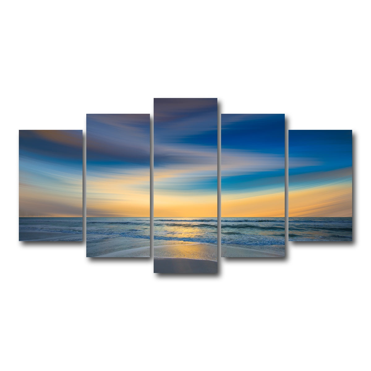 AUTO-MOCKUP WHITE | Another Soft Sunset Sky | 5 Piece | Gallery Wrap Canvas | group=5_normal