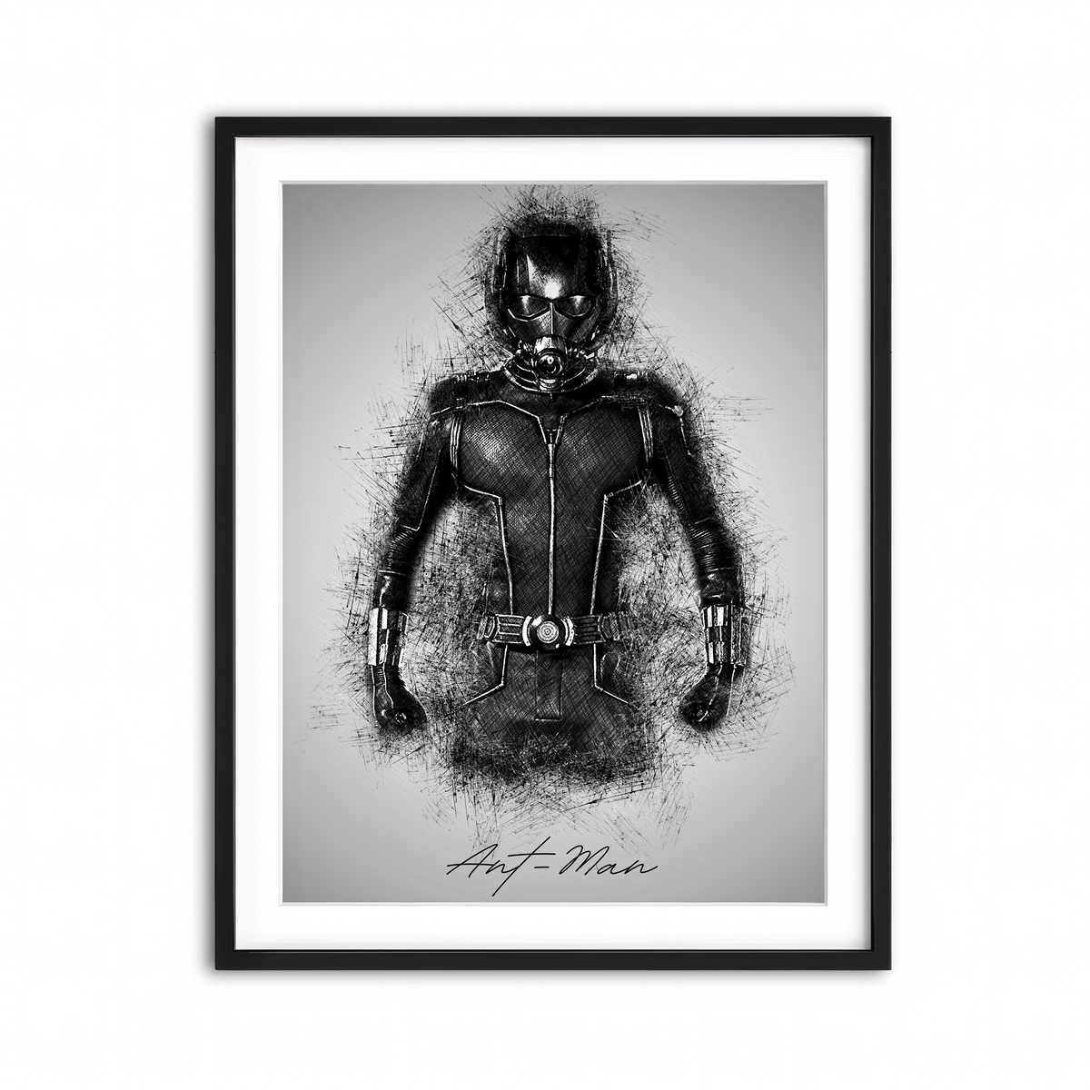 Framed Print 3x4 Black