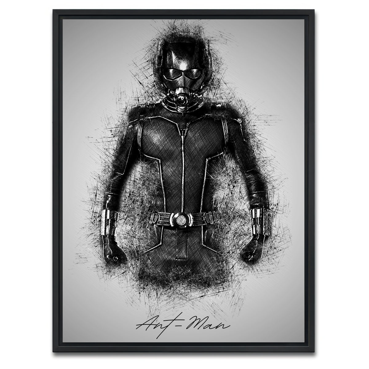 AUTO-MOCKUP WHITE | Ant Man | 1 Piece | Black Framed Canvas | group=3x4