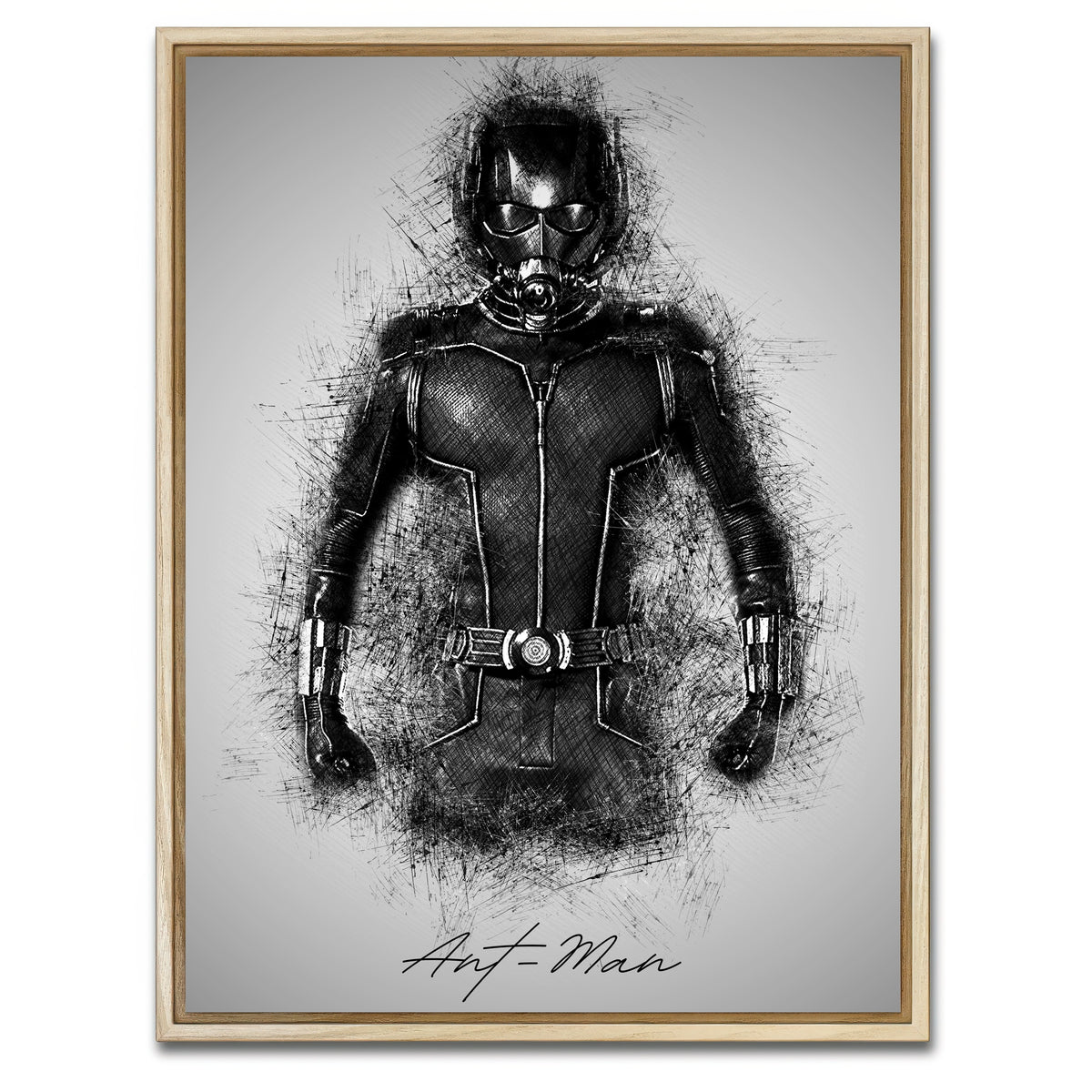 AUTO-MOCKUP WHITE | Ant Man | 1 Piece | Natural Framed Canvas | group=3x4