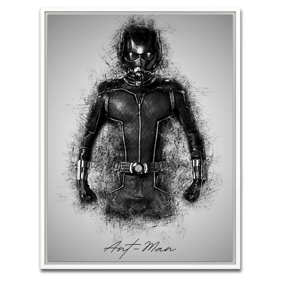 AUTO-MOCKUP WHITE | Ant Man | 1 Piece | White Framed Canvas | group=3x4