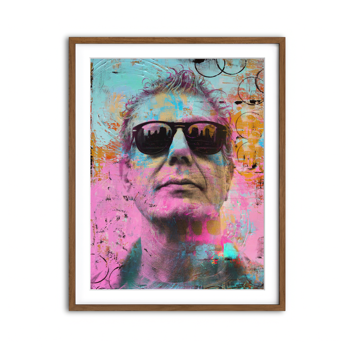 Framed Print 3x4 Walnut