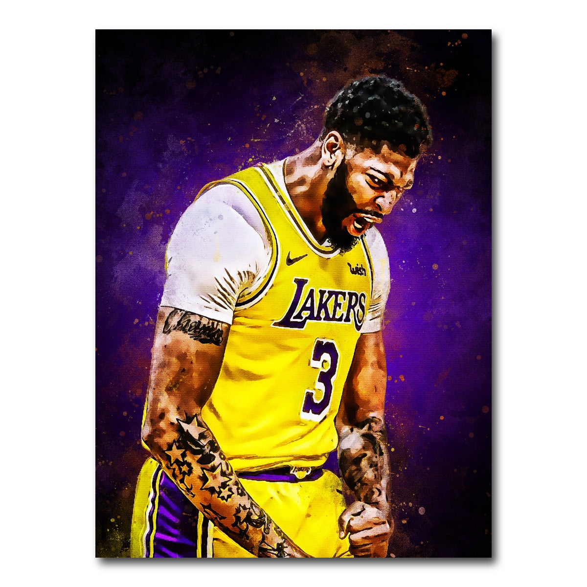 AUTO-MOCKUP WHITE | Anthony Davis Painting | 1 Piece | Gallery Wrap Canvas | group=3x4