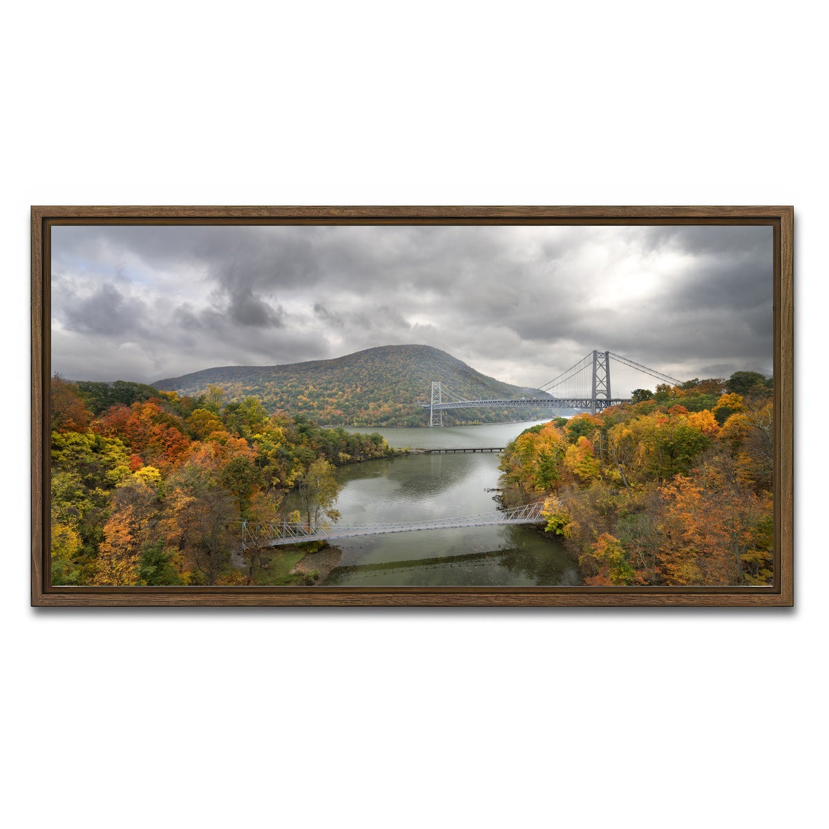 AUTO-MOCKUP WHITE | Anthony's Nose | 1 Piece | Walnut Framed Canvas | group=2x1