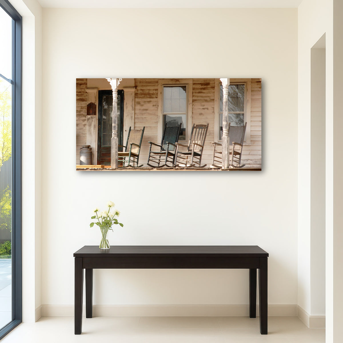 AUTO-MOCKUP ROOM | Antique Rocking Chairs in Rural Connecticut