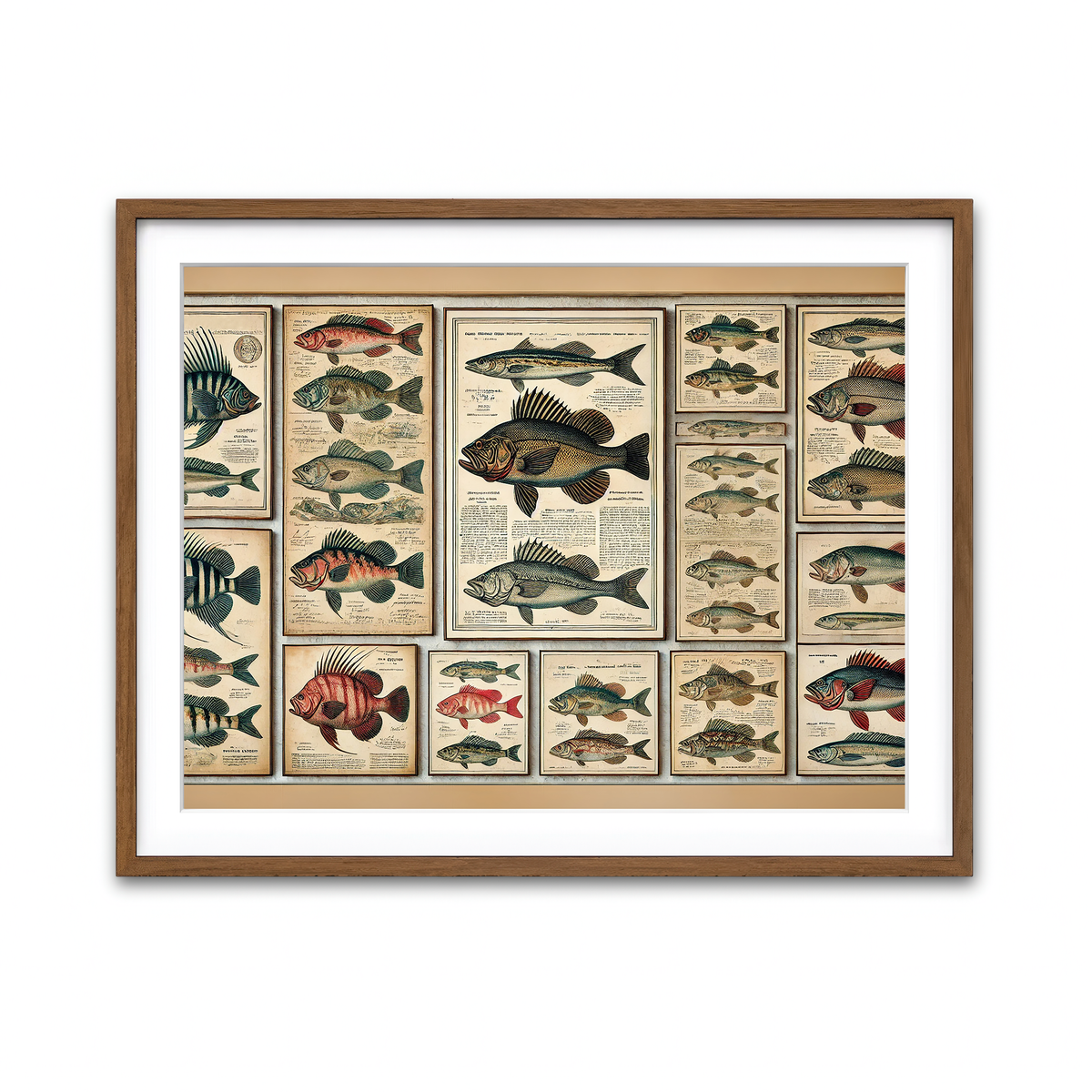 Framed Print 4x3 Walnut