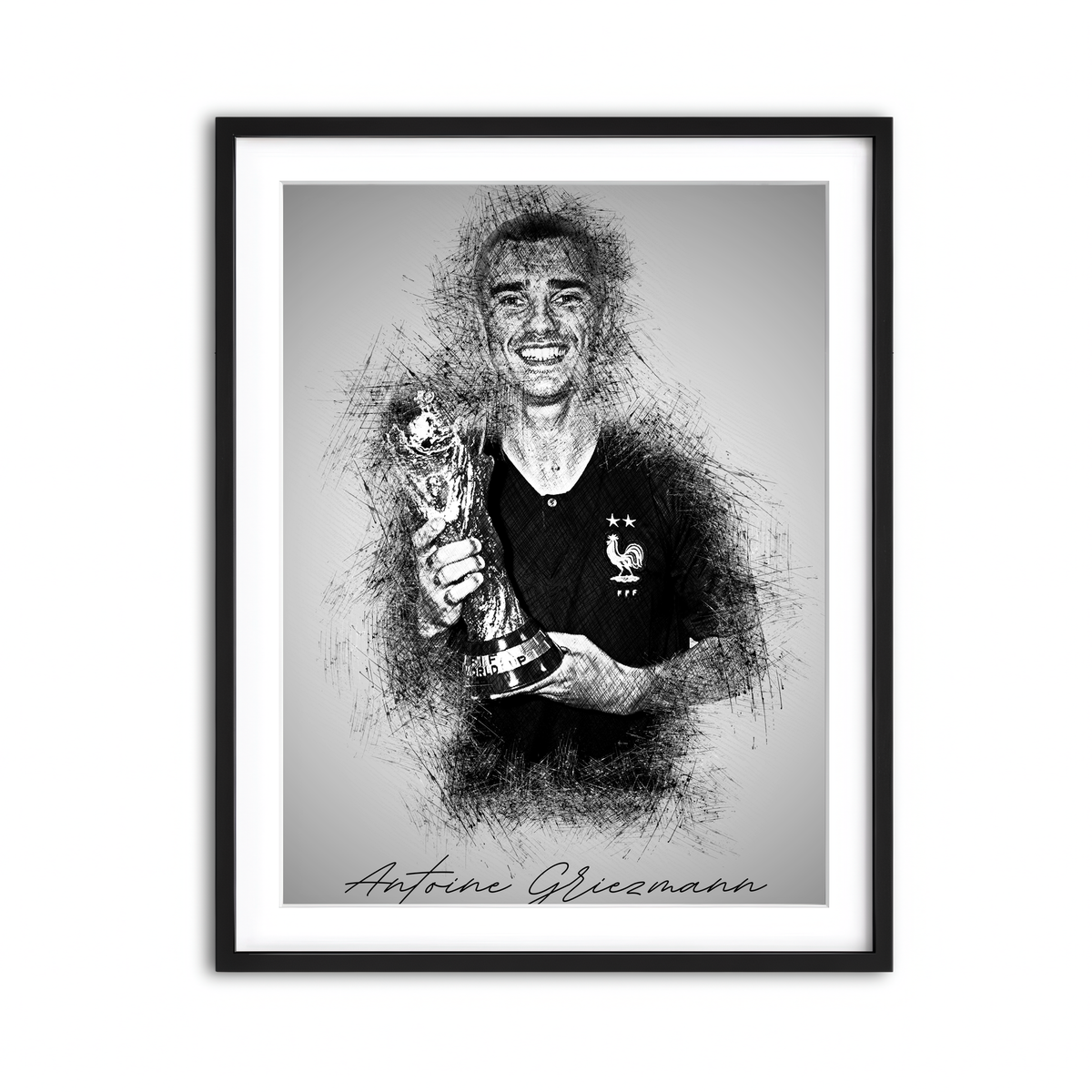 Framed Print 3x4 Black