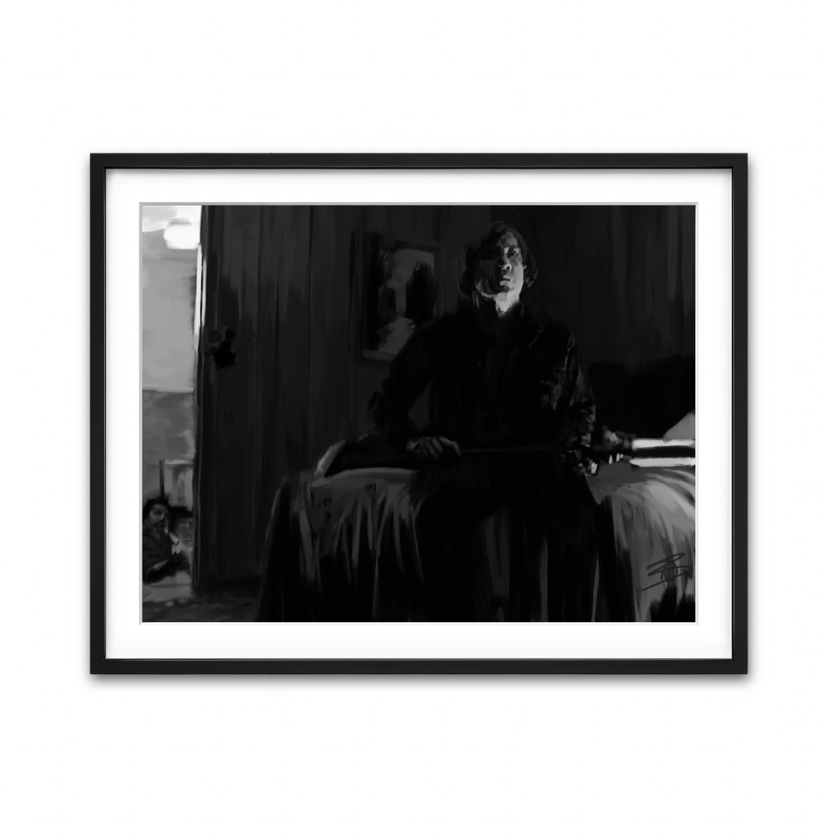 Framed Print 4x3 Black